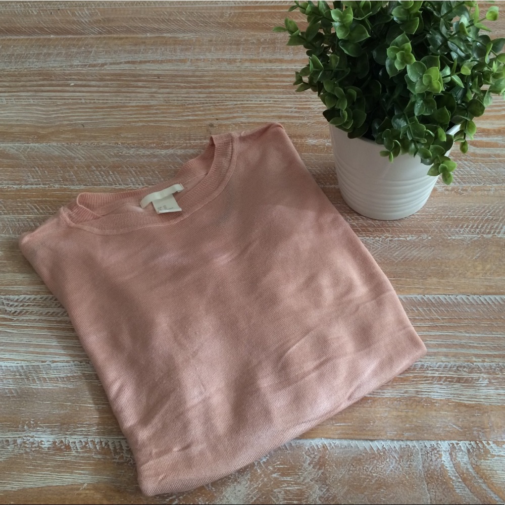 H&M Light Pink Sweater - Size XS